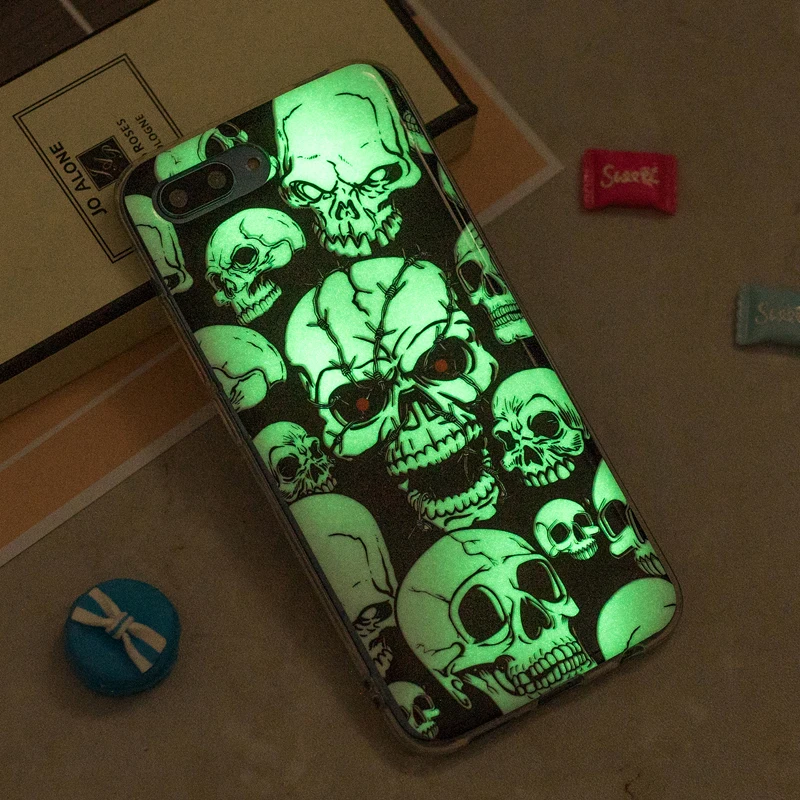 

Luminous Case Glow in Night Phone Soft TPU Silicone Cases Shell Cover Coque Fundas Capa Etui del telefono for Huawei Honor 10