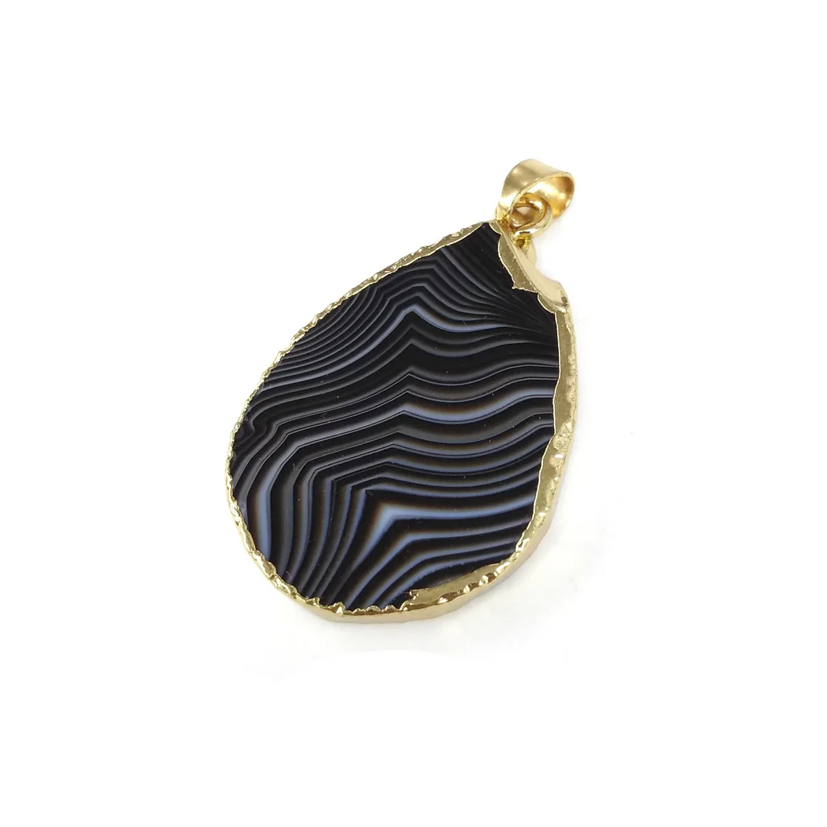 

Natural Stone Hot Selling Trendy Agates Pendants Necklace Pendant for Jewelry Making DIY Necklace Size27x47mm