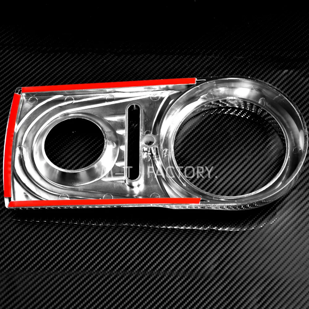 

Motorcycle Dash Panel Insert Cover ABS Plastic Black/Chrome For Harley Softail Dyna 2000-2013 2014 2015 Models