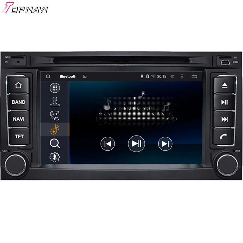 Topnavi 7 ''четырехъядерный Android 6 0 автомобильное радио стерео GPS для VW TOUAREG 2002 2003 2004