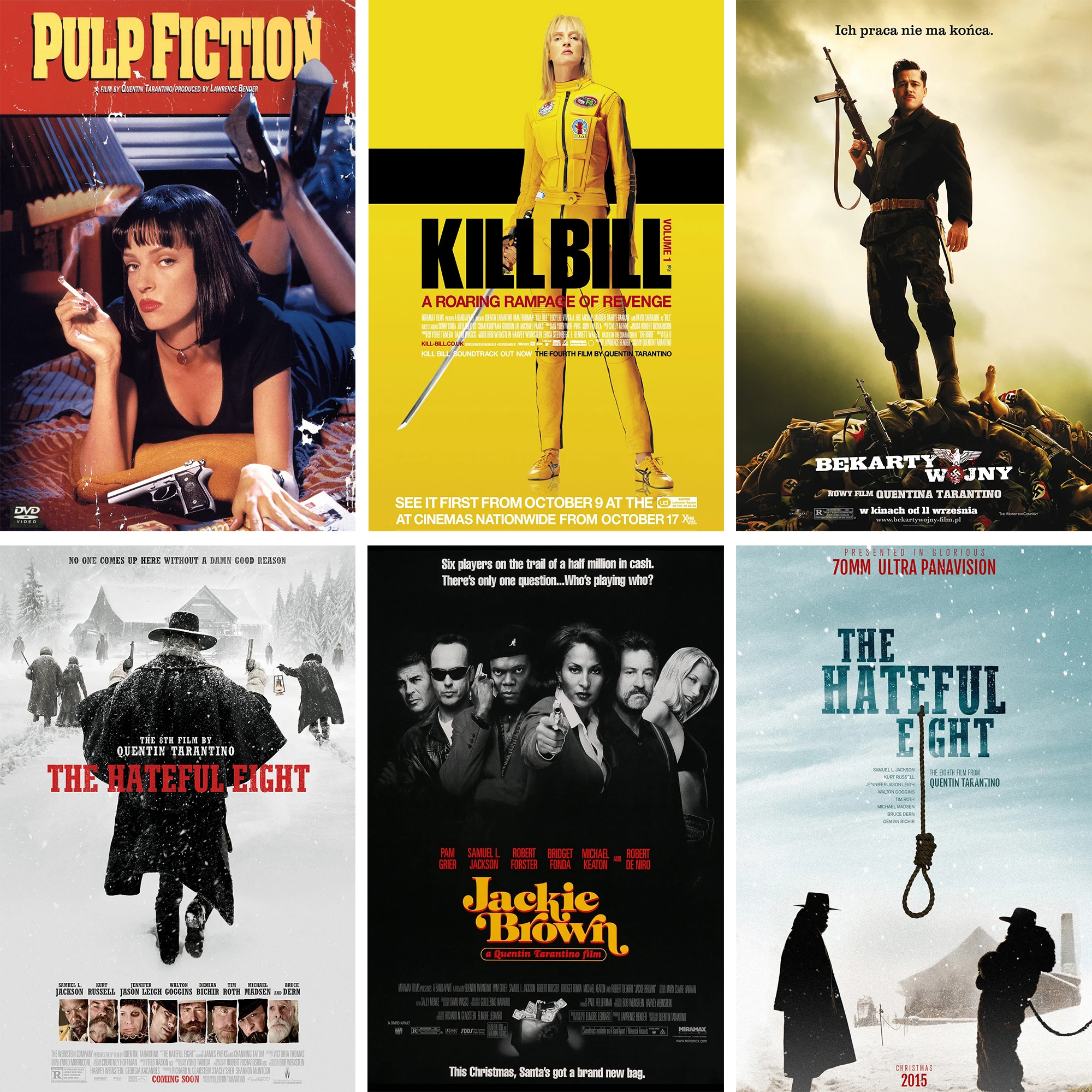 Плакаты по мотивам фильмов Квентин бумажные принты украшения для гостиной|livingroom