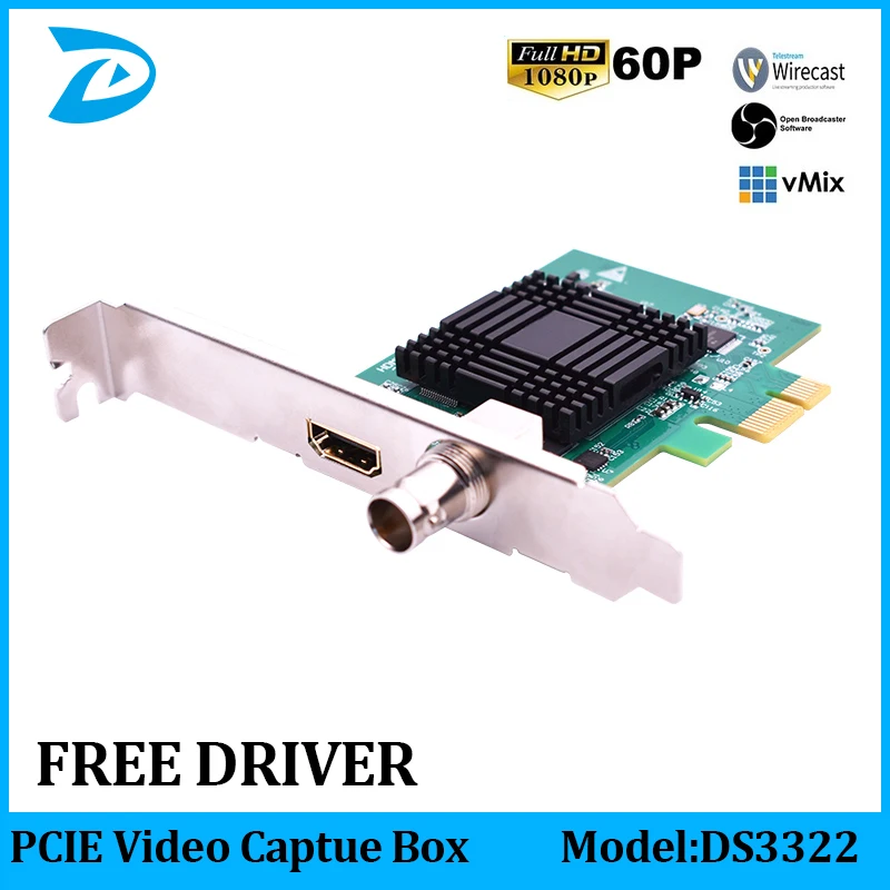 Full HD 1080P HDMI SDI Захват карты PCIe захват игры PCI E Видео Аудио /SDI к для Windows