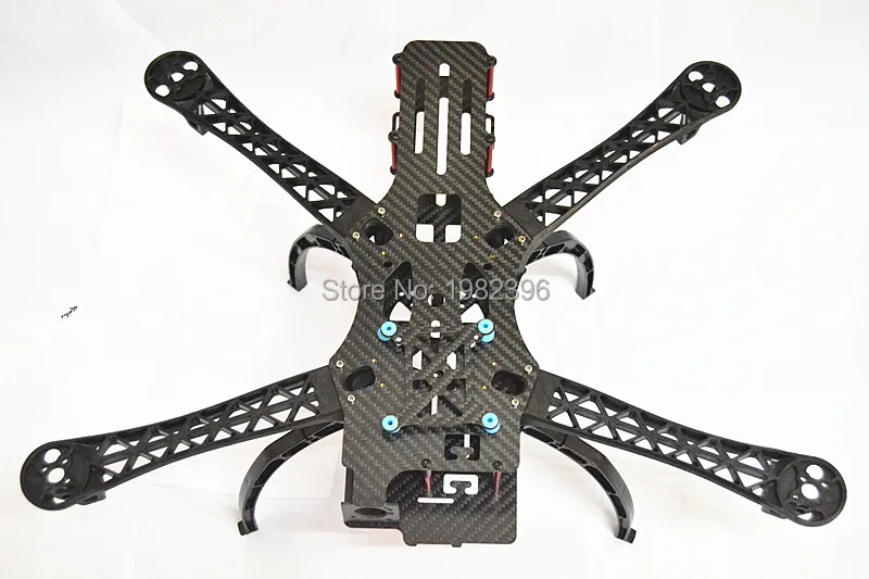 

New Full Carbon Fiber /PCB/CF X500 Four - Axis Aircraft Frame 500mm 500 Preto