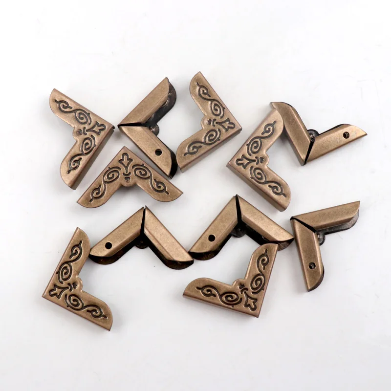 Metal Corners For Books Scrapbooking Photo Albums Menus Corner Protectors Crafts DIY Ornament 20x20x4mm 20pcs | Дом и сад
