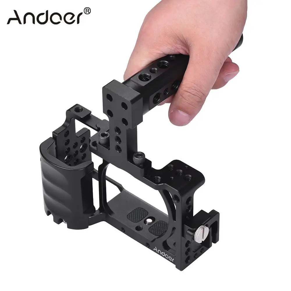 Andoer Защитная клетка для камеры с ручным захватом и верхней ручкой Sony A6000 A6300 A6500 NEX7