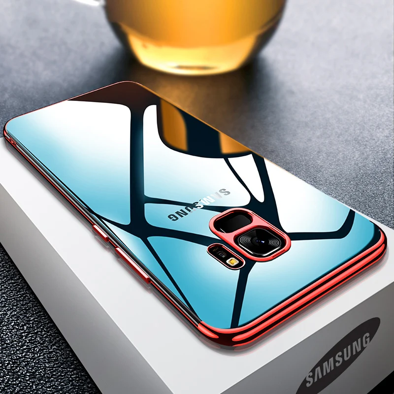 Для прозрачного покрытие чехол для samsung Galaxy S9 plus Чехлы ультра тонкий мягкий ТПУ