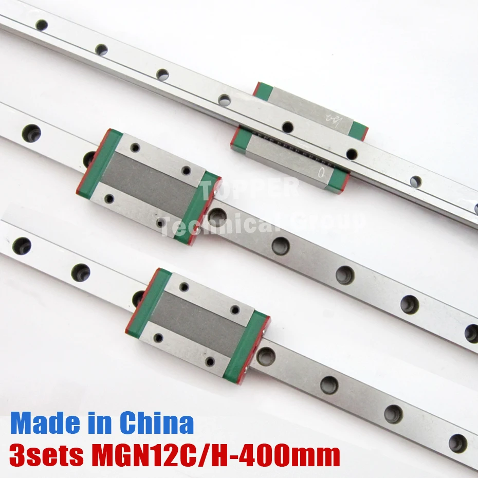 Kossel Mini MGN12 L=400 miniature linear guide + MGN9C MGN9H block for CNC X Y Z Axis | Обустройство дома