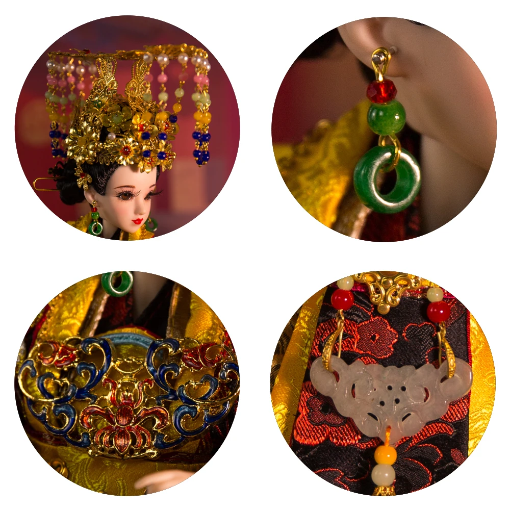 Fortune Days Подлинная Восточная Подвеска Костюм Кукла 1/6 как BJD куклы императрица Ву с