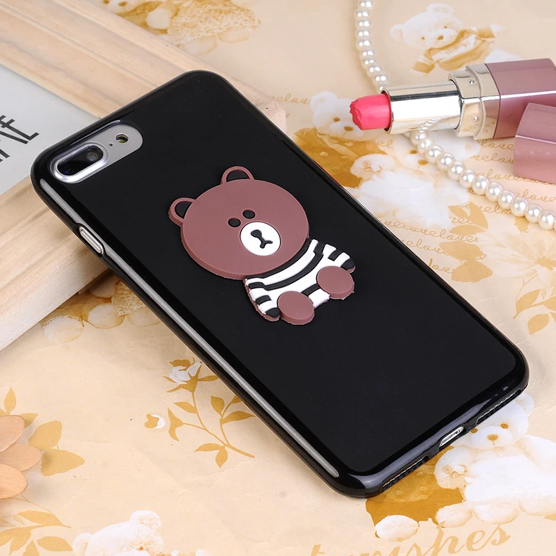 Cute 3D Cartoon Bear Case for Lenovo Vibe B A2016 A1010 A20 A Plus A1010a20 A2016A40 Back Cover High Quality Fashional Soft Capa |
