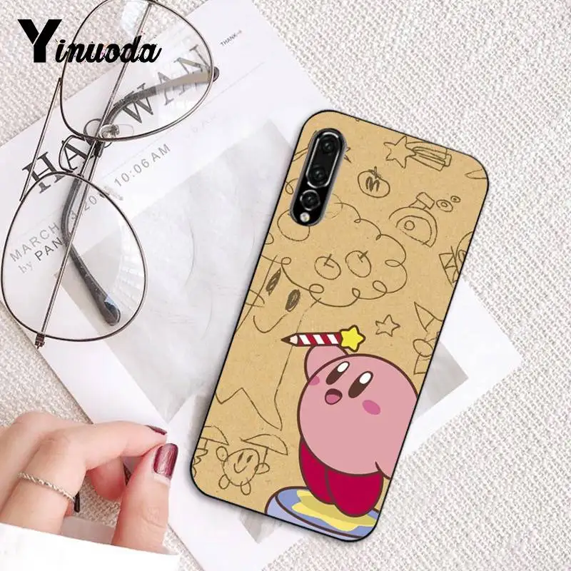 Yinuoda Game Kirby Series Cover Black Soft Shell Phone Case for Huawei P9 P10 Plus Mate9 10 Mate10 Lite P20 Pro Honor10 View10 | Мобильные