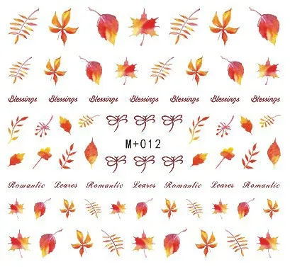 5 шт. переноса воды этикета кольцо цветок/Животные Дизайн ногтей Стикеры Маникюр