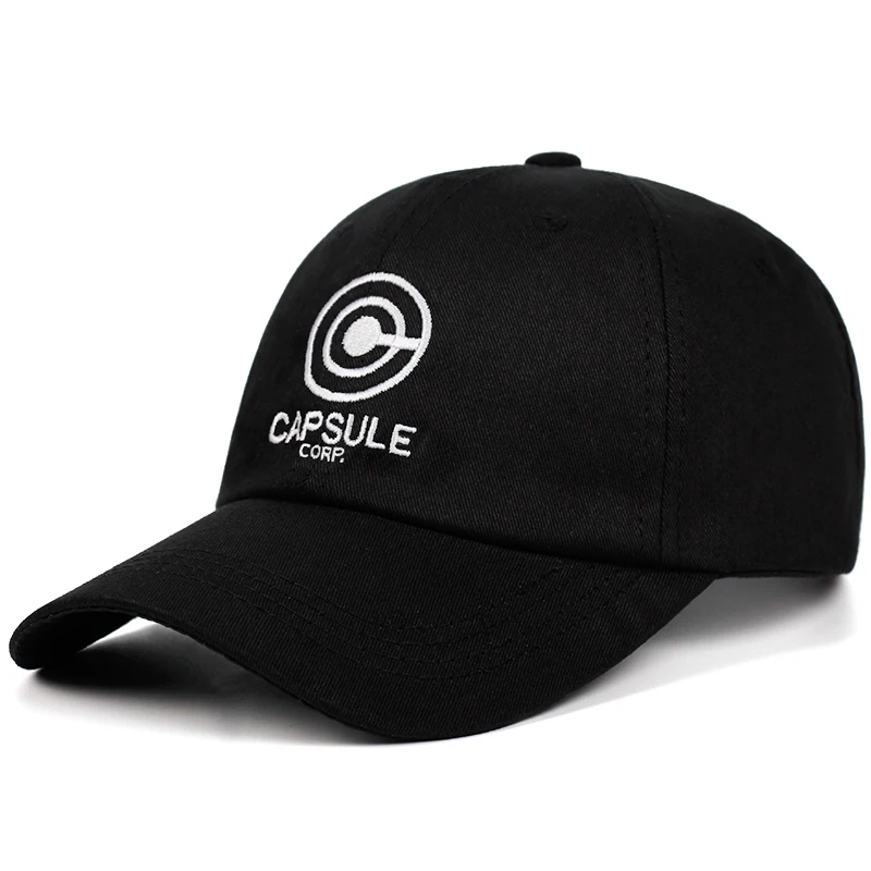 Чехол Capsule corp. Шляпа для папы с рисунком из аниме песня 100% хлопок вышивка Snapback