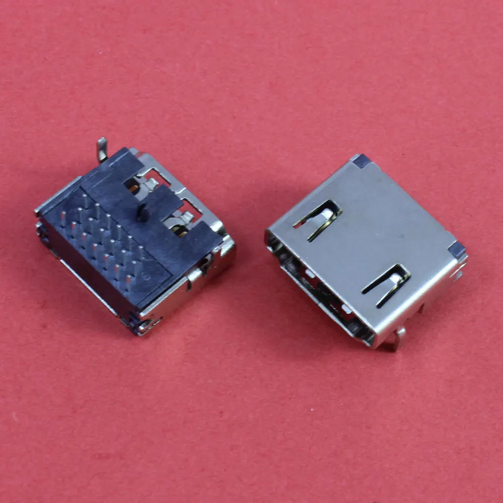 

ChengHaoRan 1Piece HDMI USB 19pin USB Female Type A 19-Pin DIP Right Angle Plug Jack Connector 3 row pins