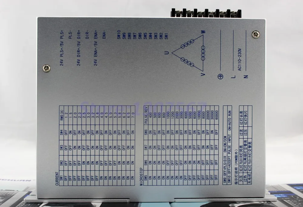 Цифровой шаговый двигатель 7A AC 220V 3 фазы шаговый двигатель LC3722A для NEMA42/Nema51 шаговые двигатели