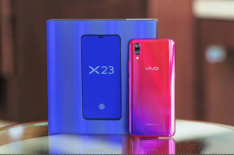 Смартфон VIVO X23, 8 ГБ, 128 ГБ, четыре ядра, 6,41 дюймов, полный экран, двойная камера заднего вида, Android 12MP+ 13 M, 4G, LTE, мобильный телефон