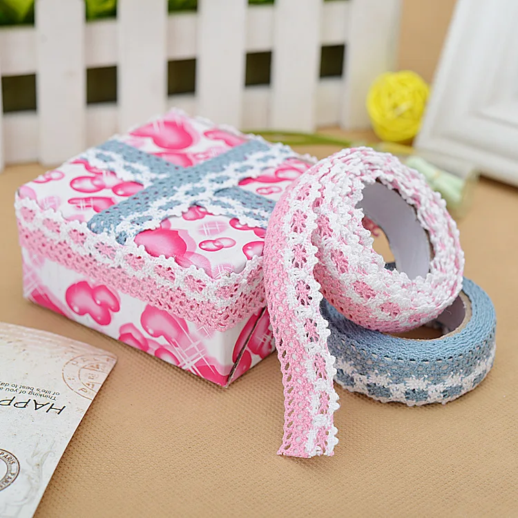 Детские цветные кружевные ленты сделай сам для фотографий в альбоме тканевая