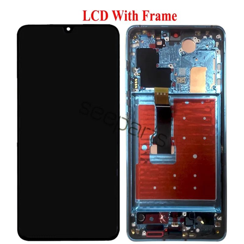 Оригинальный Для Huawei P30 Pro ЖК дисплей с сенсорным экраном дигитайзер в сборе VOG L29