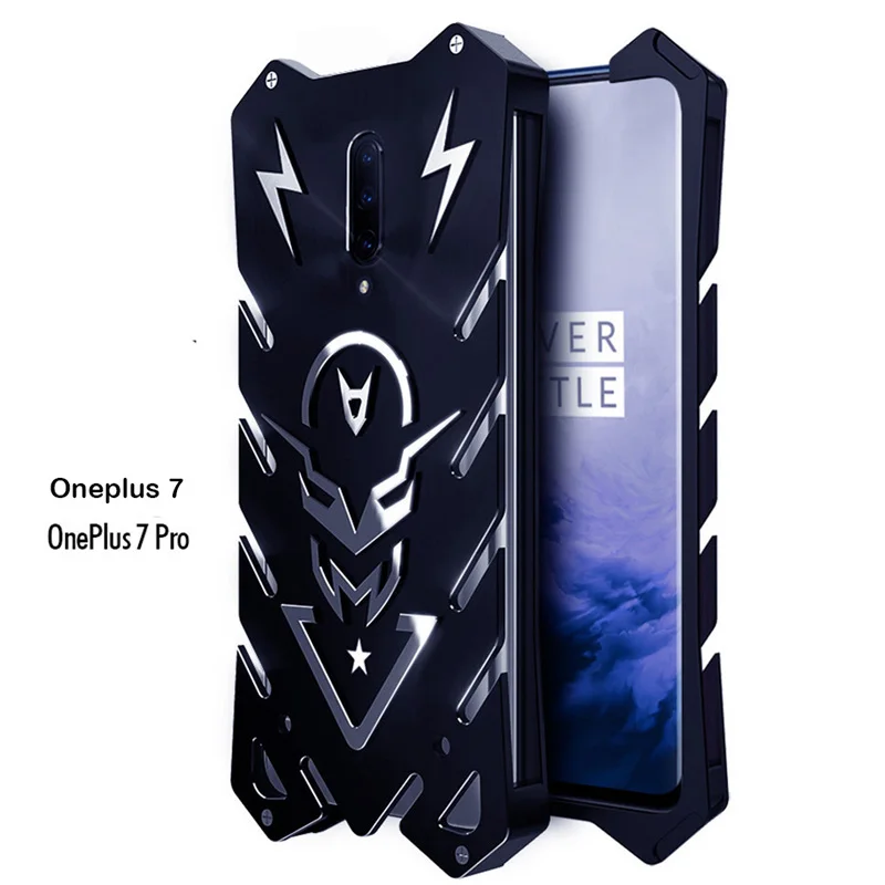 

Чехол для телефона Oneplus 7 Pro Zimon, роскошный сверхпрочный металлический алюминиевый чехол для телефона One plus 7 Pro, чехол для Oneplus 7 Pro