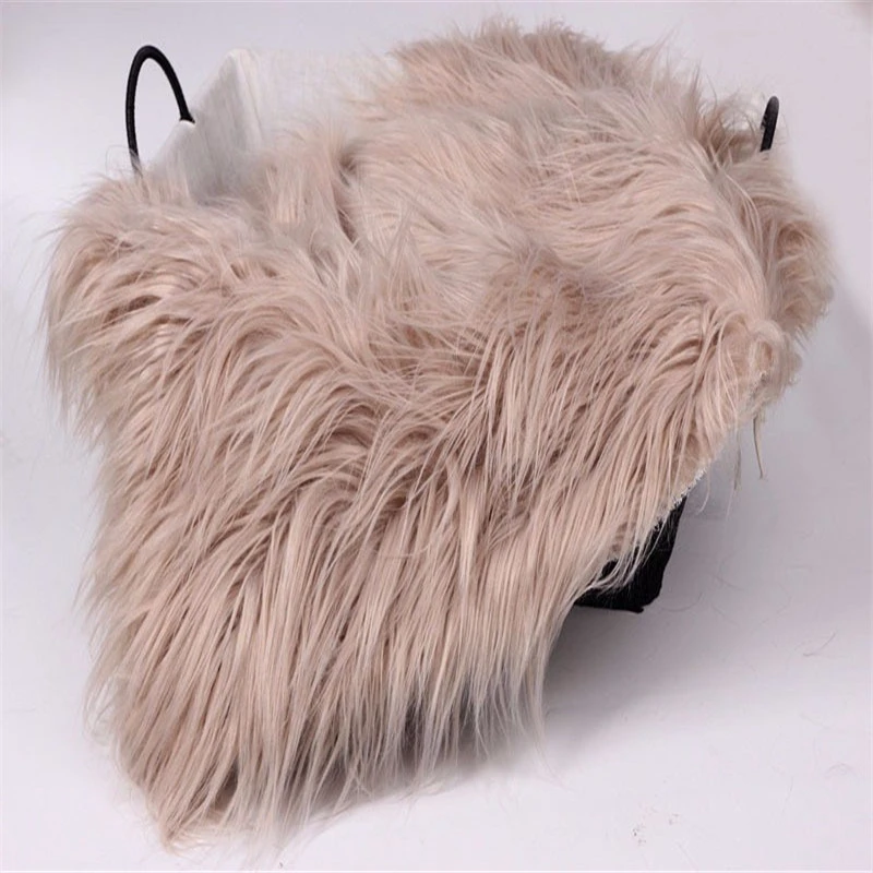 

60x50cm Faux Fur Blanket Basket Stuffer Photography Newborn Photography Props wool Mat Background carpet Infant Blanket Backdrop