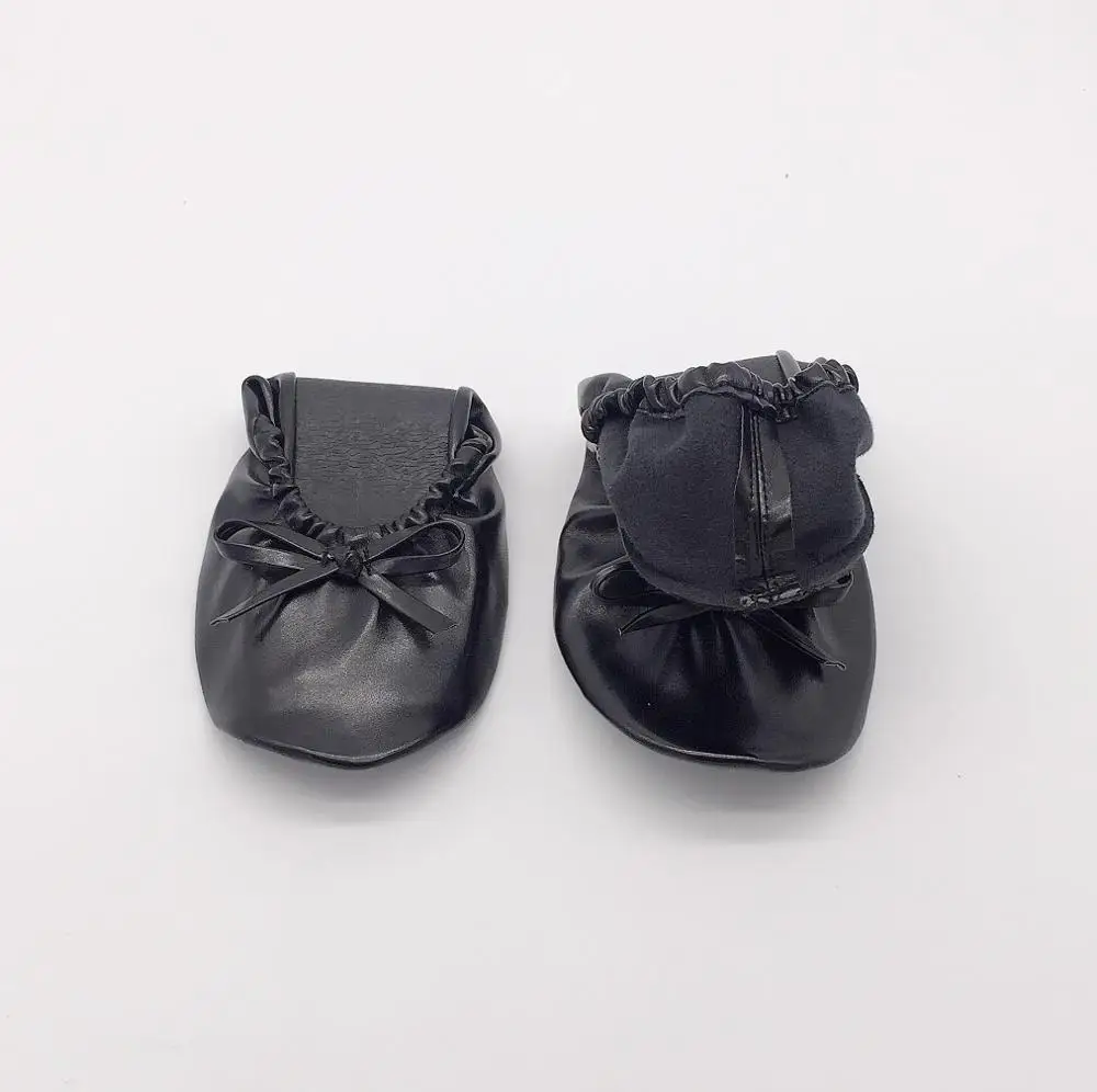 Best selling girl ladies folding ballerina shoes foldable ballet flat fold up rollable for wedding gfit Free Shipping | Обувь