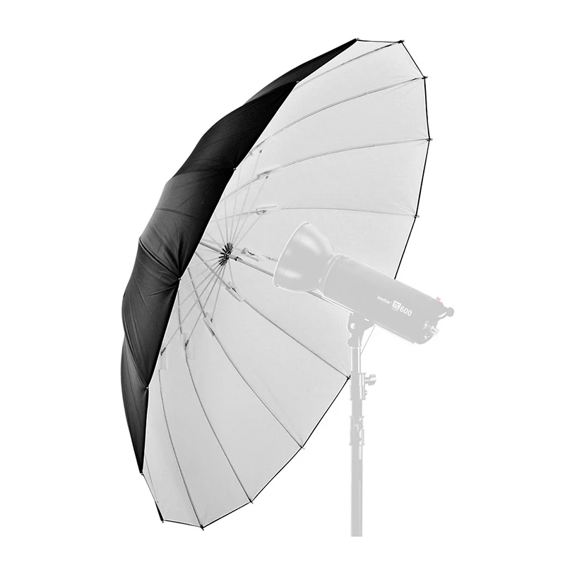 Godox 7" дюймов снаружи черный+ внутри белый фотостудия зонтик полезен в профессиональной студийной съемке