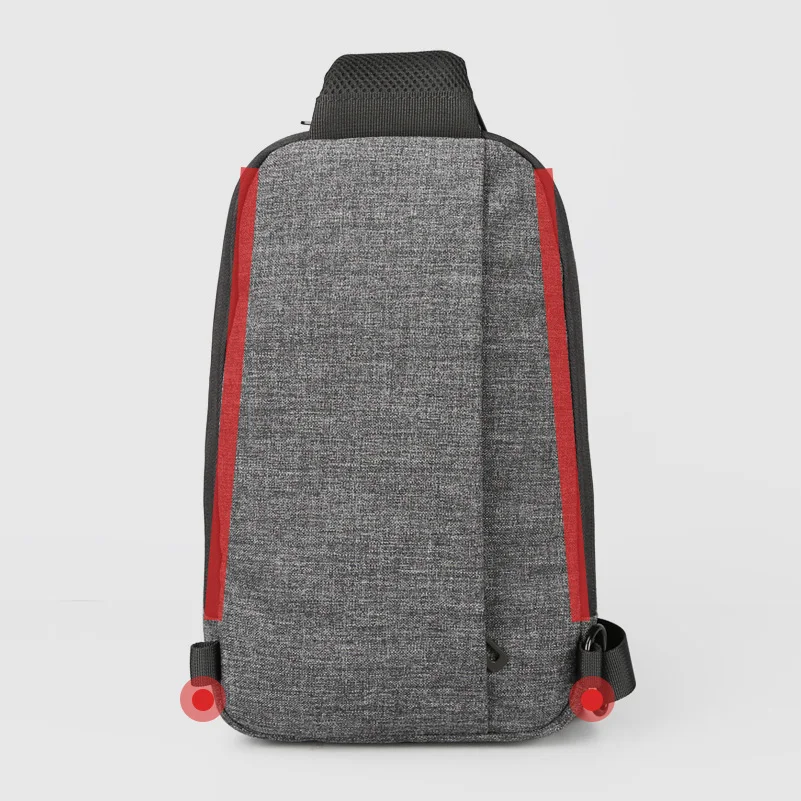 FGGS-Kingsons Men Chest Bag Single Shoulder Back pack Men's Crossbody Bags Casual Messenger Small For Travel | Багаж и сумки