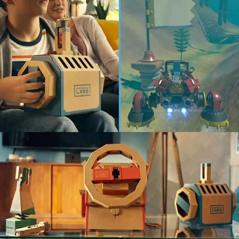 Чехол DIY картонный держатель аркадный кронштейн для nintendo NS switch LABO Бумажная модель