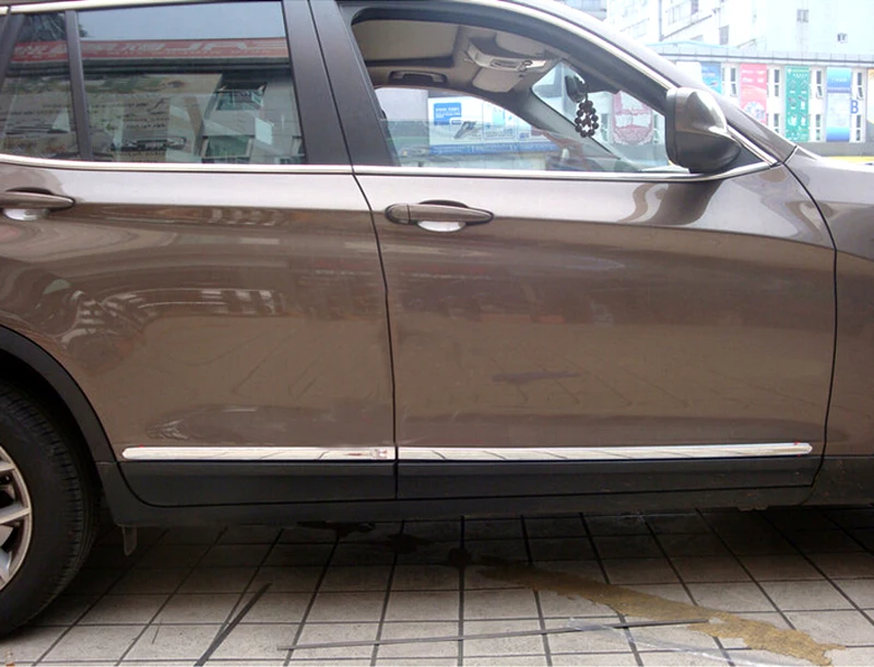 ABS хромированный корпус внешней боковой двери молдинг ленты крышка отделка для BMW