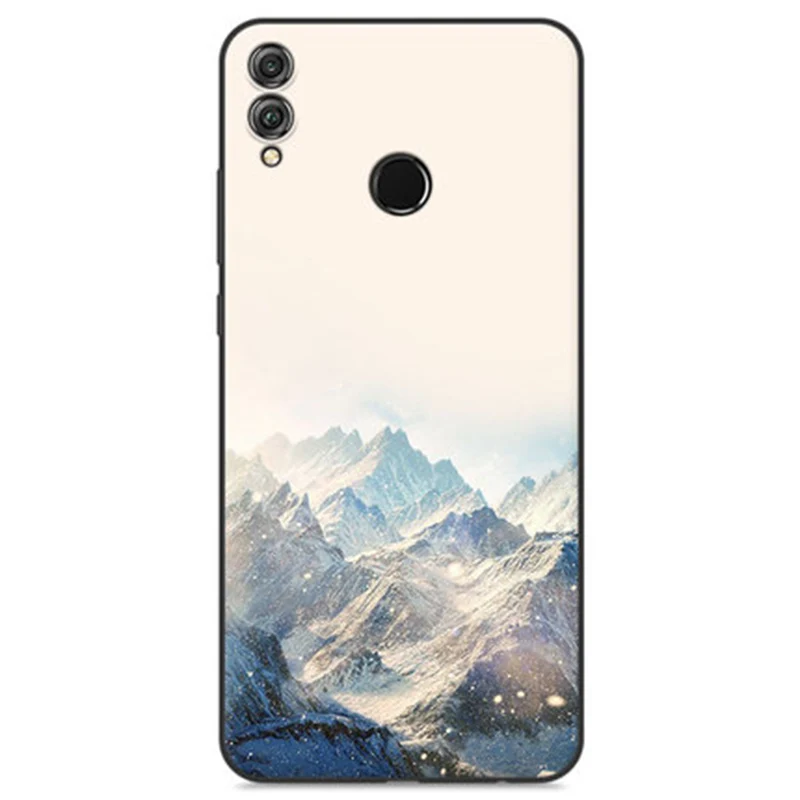 Чехол для Huawei Honor 8C милый мягкий чехол телефона с рисунком из мультфильма Honor8C Enjoy