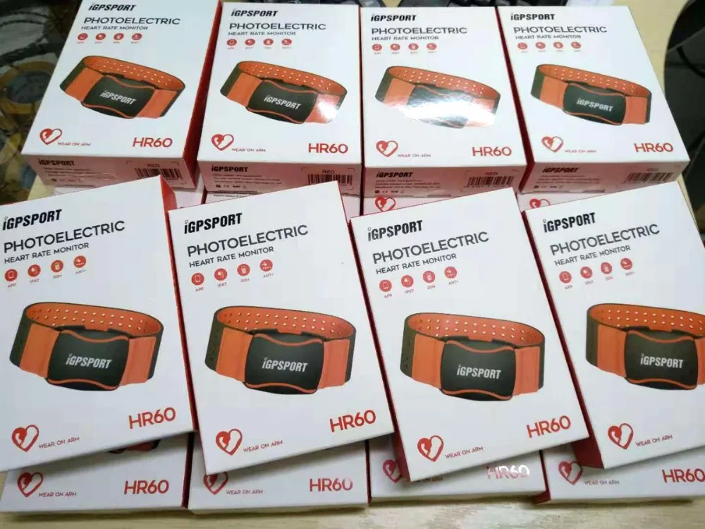 IGPSPORT Arm фотоэлектрический монитор сердечного ритма светодиодный светильник предупреждение HR60 монитор сердечного ритма поддержка велосипедный компьютер и мобильное приложение