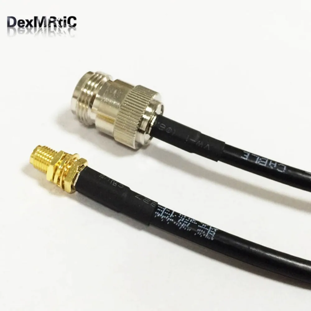 Новый wifi антенный кабель RP SMA гнездо Гайка к N Женский переходник для