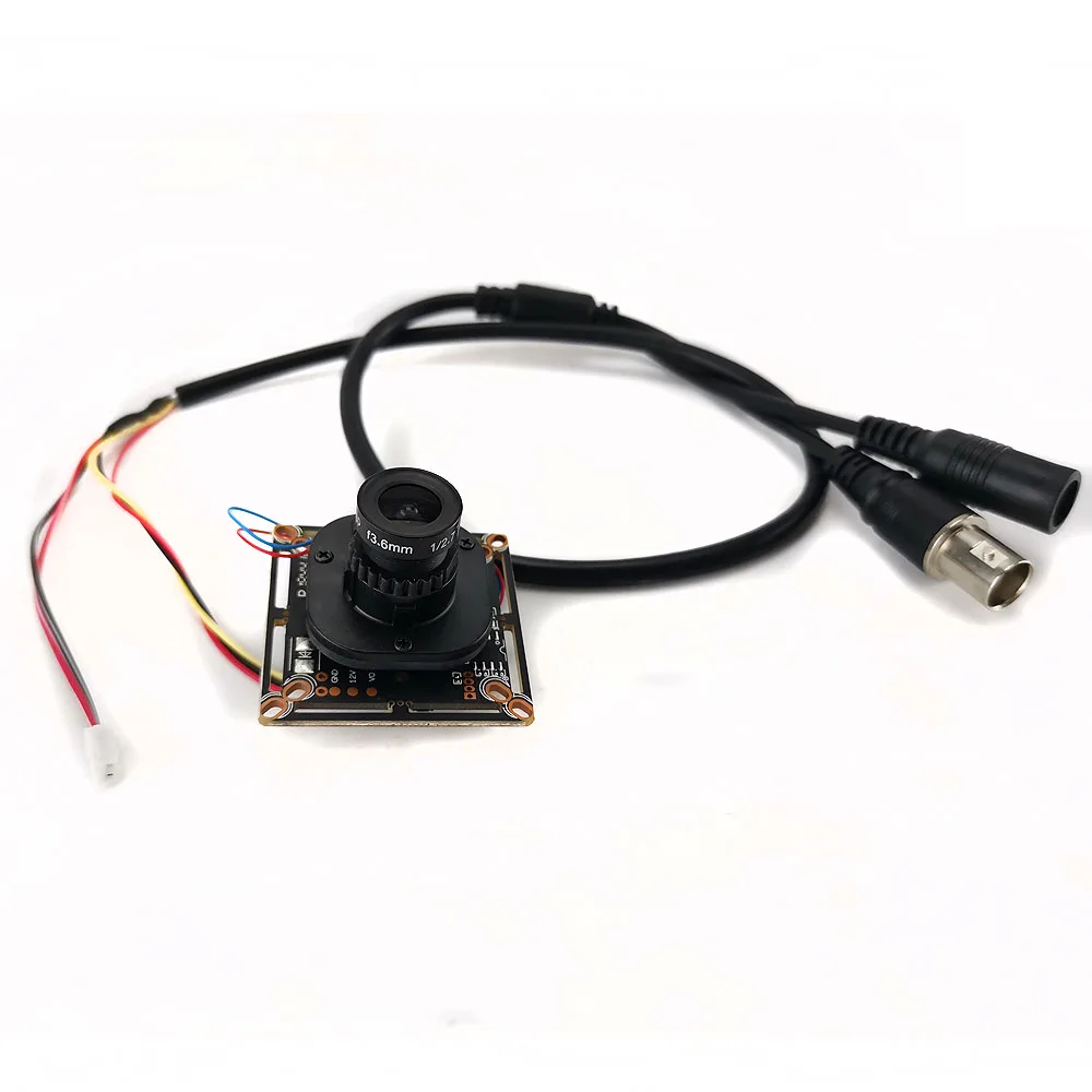 1080P 720P AHD DIY печатная плата камера Модуль CCTV камера безопасности с HD 3,6 мм объектив Поддержка ИК светодиодный 2MP 1MP AHD камера
