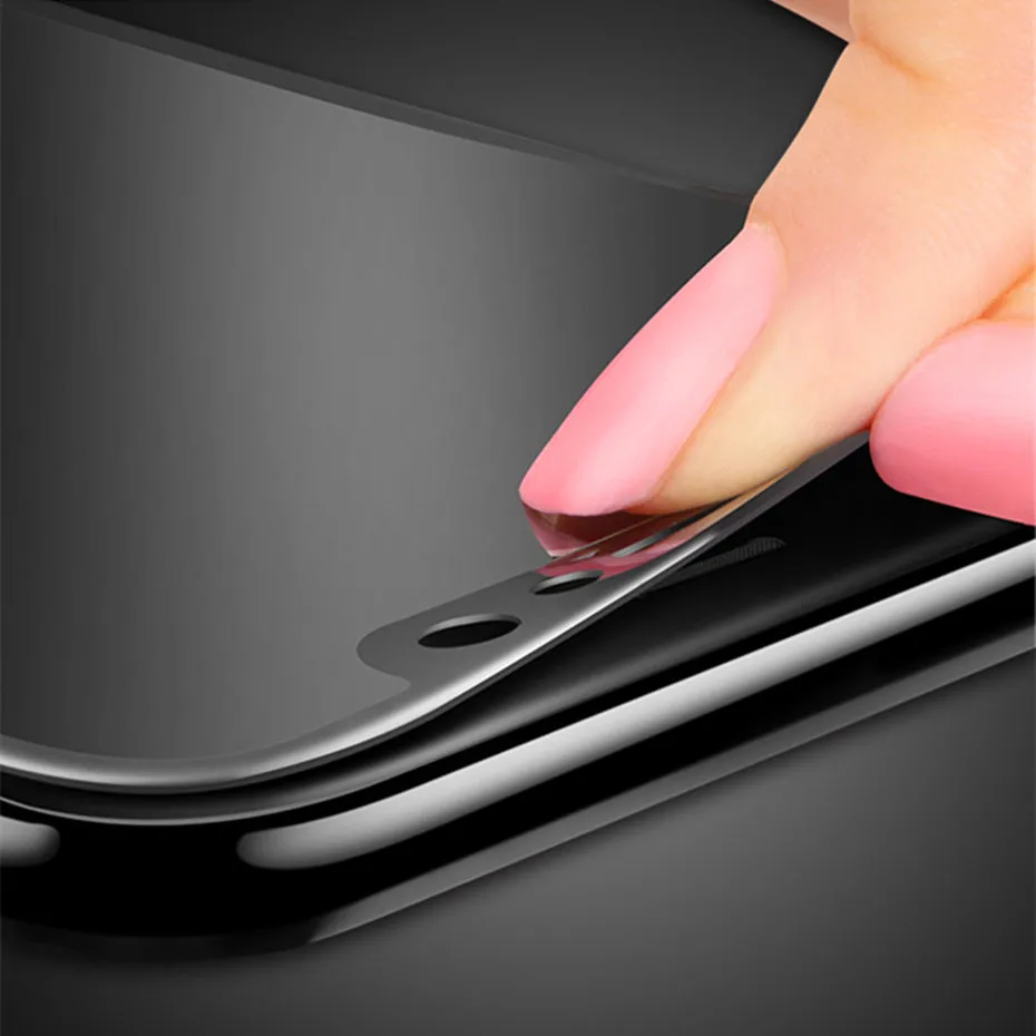 2шт 3D изогнутая Защитная пленка для экрана iphone XS Max X 8 7 6s Мягкий край закаленное
