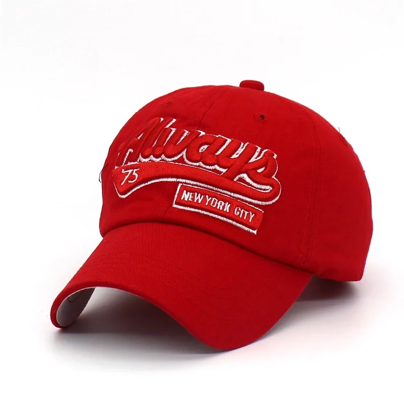 100% хлопок Бейсболка с надписью Нью Йорк Вышивка Повседневная Snapback Кепка головные