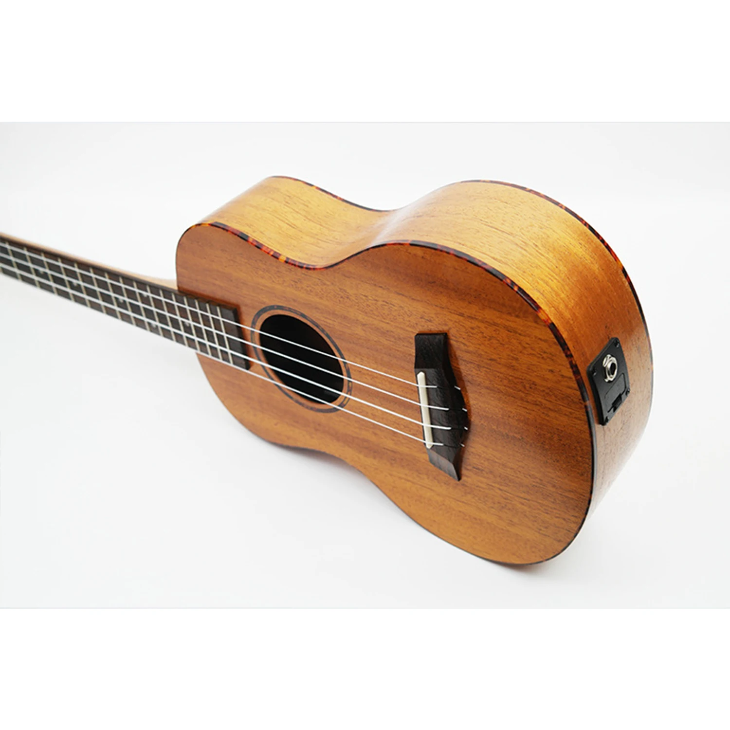 2" Концерт массив красного дерева Электрический 4 Strings Гавайская укулеле мини небольшой guita путешествия акустической гитары Уке гриф