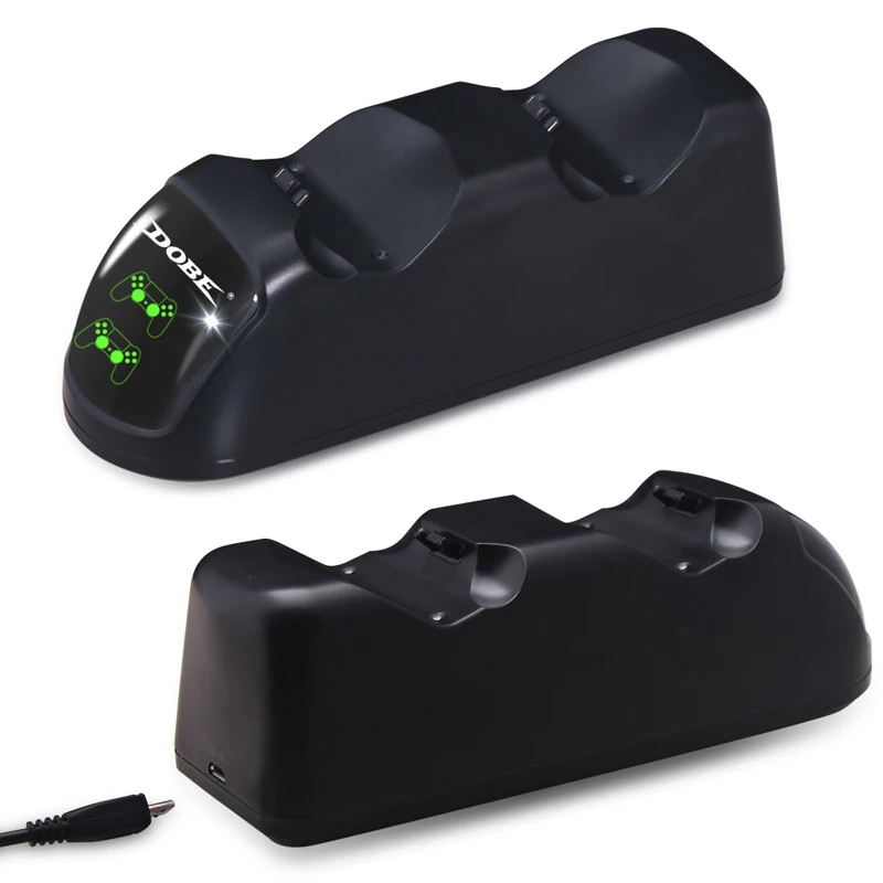 ps4 controller charger controller charging docking station with led light lndicators bottom light for ps4ps4 slimps4 pro stand free global shipping