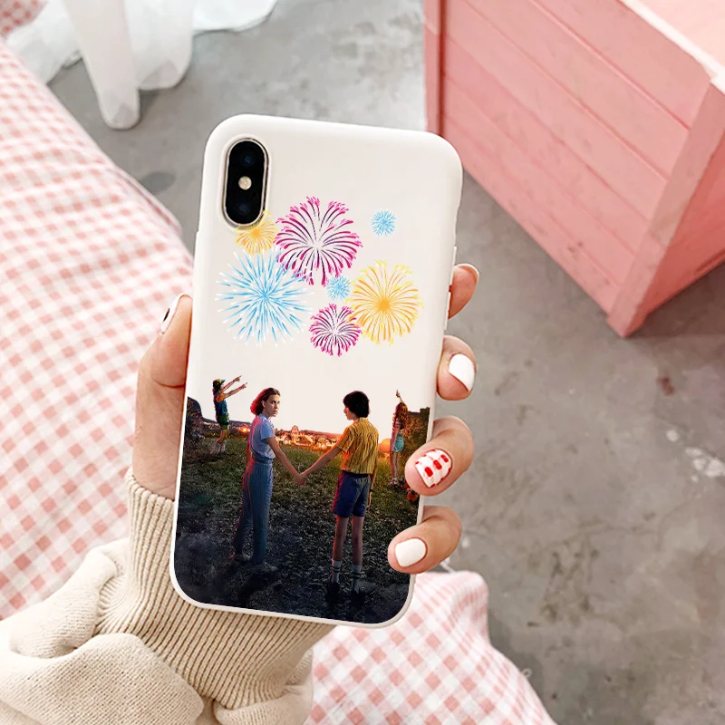 W-5887 Stranger things Сезон 3 Мягкий силиконовый чехол для мобильного телефона чехол для iPhone 11 pro max X XR XS MAX 6 7 8 plus 5 5S 6s se - Цвет: W-5887