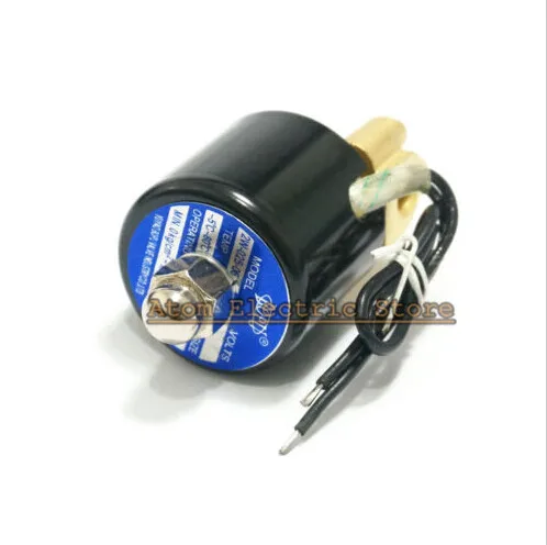 Посылка почтой 2W025 06 Электрический водяной клапан 1/8 &quotлатунь нормально