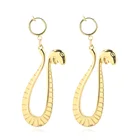 Одна штука, серьги-подвески в виде змеи боа хэнкока Hankokku, серьги в виде стрекозы для женщин и девочек, ювелирные изделия, подарок, Прямая поставка