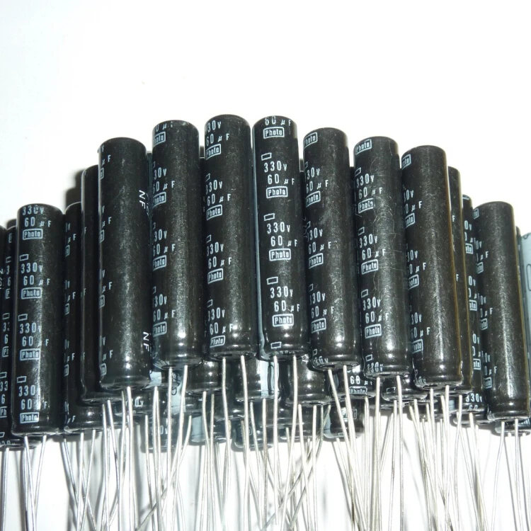 5 шт 60 мкФ 330V Nippon Chemi Con NCC фото флэш конденсатор 8x36mm 330V60uF PH конденсаторы|flash capacitor|photo