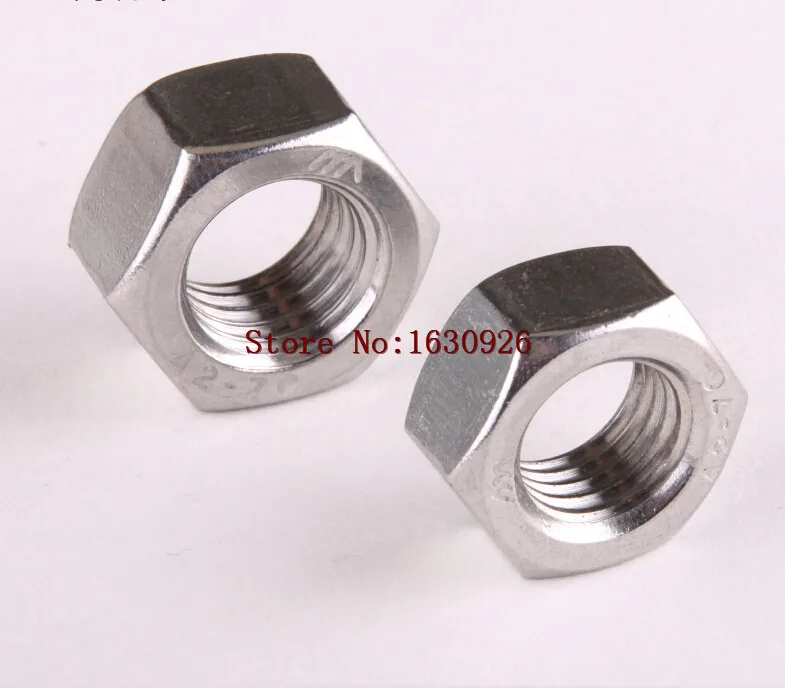 

10pcs/lot Metric thread DIN934 M14 304 Stainless Steel Hex Nuts
