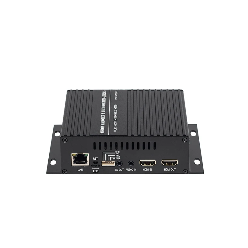 HSC-S1 HWCODEC H.264 H.265 HEVC Decoder IP Transcoder Live Streaming Encoder Supports HTTP RTSP RTMP SDK IP Decoder P2P Live Streaming - Цвет: HSC-S1