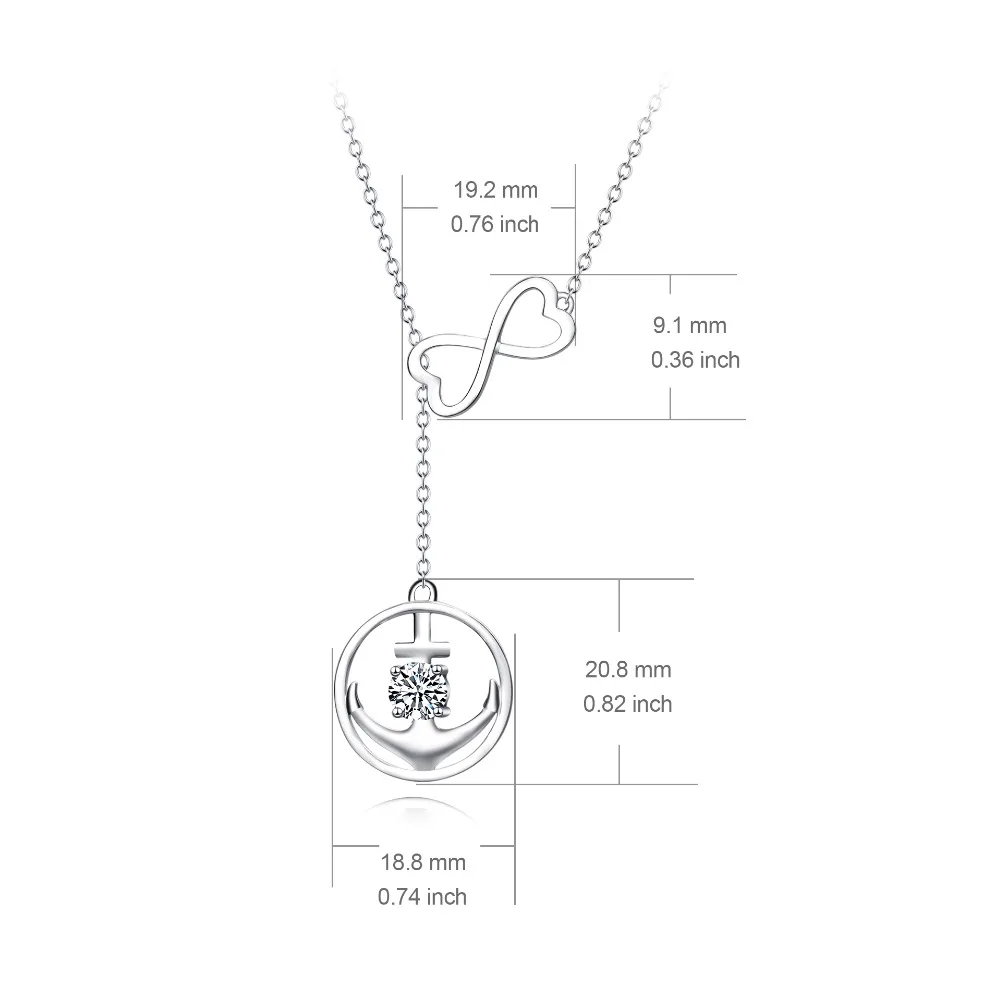 Женский чокер из серебра 925 пробы с фианитом|necklace jewelry|jewelry for womennecklace infinity |