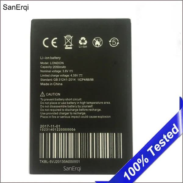 

2050mAh London Battery For UMI London Mobile Phone In Stock Battery