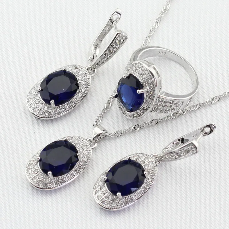 Женский ювелирный комплект из колье серёг кольца и браслета 4 шт.|colorful jewelry sets|set