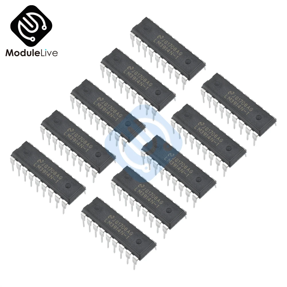 10 шт. LM3914 LM3914N DIP 18 светодиодный драйвер дисплей микросхемы IC новые оригинальные
