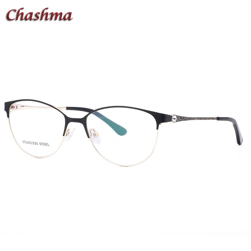 Женские овальные очки Chashma оправа из сплава оптическая для глаз|Женские кадры| |