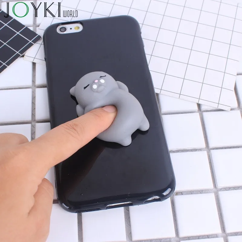 Чехол для снятия стресса iPhone 7 7S Plus мягкий силиконовый чехол с изображением панды