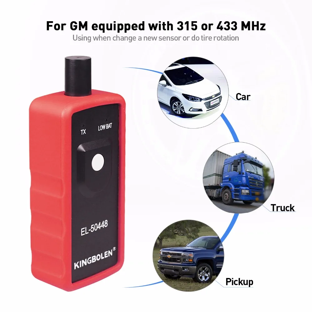 Флэш датчик для G.M/для Op.el TPMS Reset Tool EL 50448|Тестеры давления и вакуумные тестеры| |