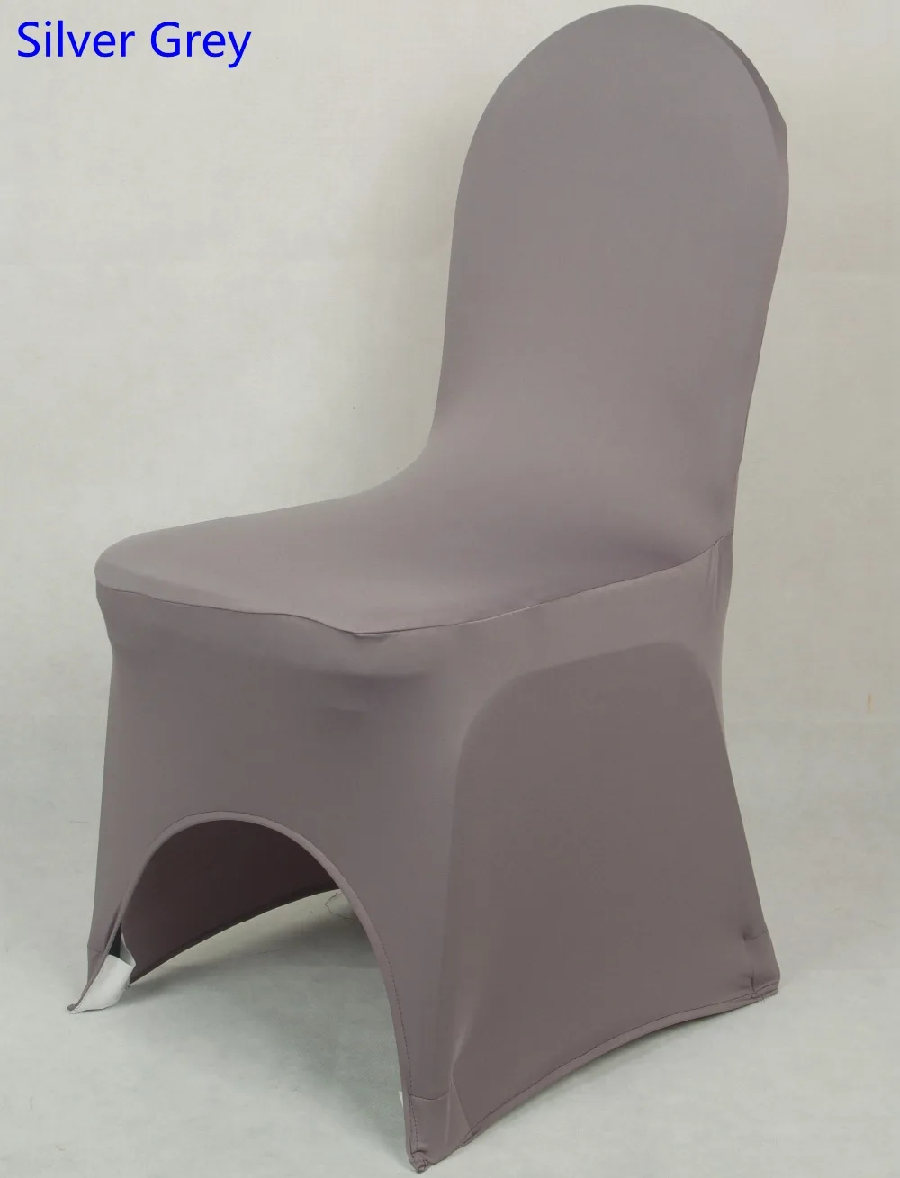 

Чехол для стула серебристо-серого цвета, Универсальный китайский чехол из лайкры для стула, обеденный стул, кухонный толстый моющийся